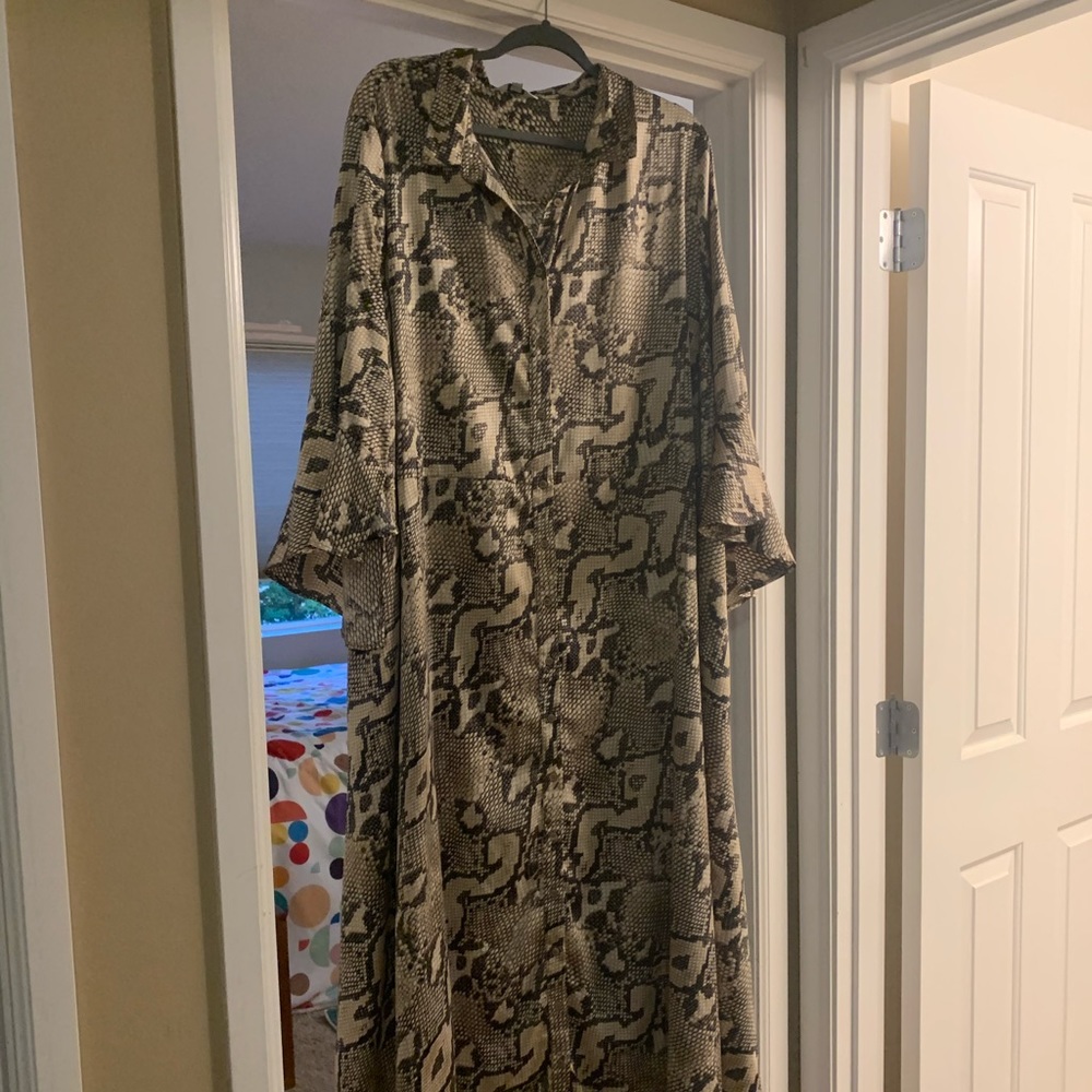 Joanna Hope snakeskin maxi dress!